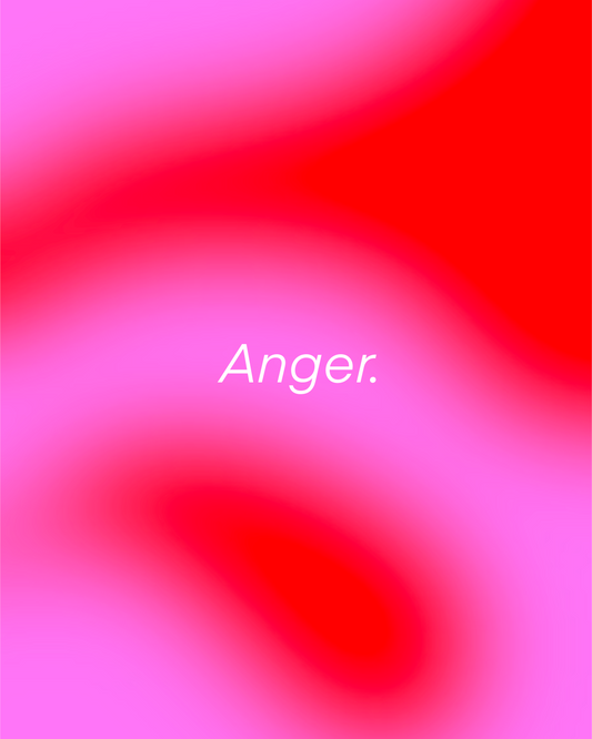 "Anger." Art Print